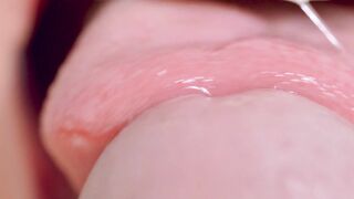 Naughty Tongue Showing Off Bj