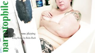 Bathing Bet: Having Fun with my Chubby Belly and Thighs into the Bath Tub, Listening to my Favorite Song~