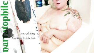Bathing Bet: Having Fun with my Chubby Belly and Thighs into the Bath Tub, Listening to my Favorite Song~