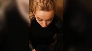 She Blown me off at the Clubs Restroom