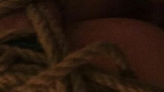 Aurora Bound up and Masturbated