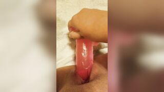 Pink Sex Toy makes me Squirt within Seconds