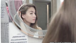 Young Courtesans - Courtesan Mia Piper cunt-to-mouth nailed