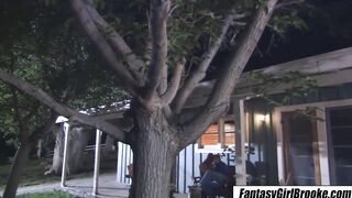 Brooke Banner - Long natural tit are too much for