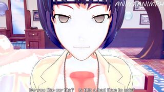 Naruto Animated Uncensored: taking Shinobi Lessons from Tsunade and Anko, Pounded them really Rough...