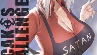 Cerbeus have Sex with Lucifer and Making Pancakes - Helltaker Animated Comic