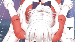 Cerbeus have Sex with Lucifer and Making Pancakes - Helltaker Animated Comic