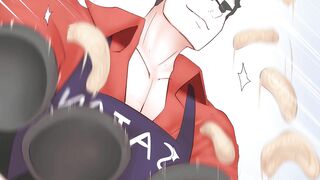 Cerbeus have Sex with Lucifer and Making Pancakes - Helltaker Animated Comic