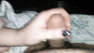 Getting a Hand Job before Bed after not Cumming for three Days