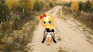 Golden Rain two- Women Piss inside Nature