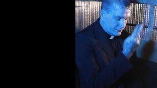 TEASER: Sacrilegious Priest Sodomizes, Fucks, Fists, has his Cock Sucked by two