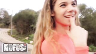 Cute Blonde sexy (Sabrina Spice) Got Picked Up Boned Inside Outside -