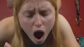 Tight 19 Year Mature ANAL Orgasm from Long Dick Smashing into to