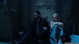 Picked up blonde anal plowed inside bdsm