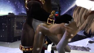 Christmas Night - The Northern Lights ( Furry / Yiff