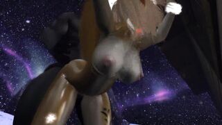 Christmas Night - The Northern Lights ( Furry / Yiff