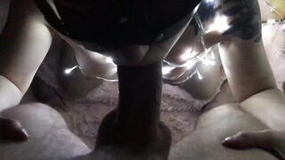 Oral Sex and facial into Christmas by babe ex-wife KleoModel