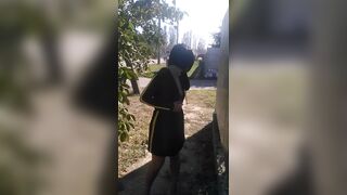 My first Outdoor Nudity on the Street - VikkiSexy