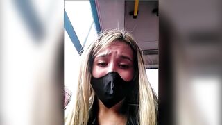 loira se tocando no coletivo blonde hot masturbating inside bus