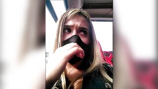 loira se tocando no coletivo blonde hot masturbating inside bus