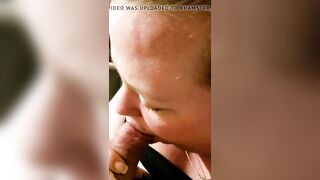 POV oral sex from my BBW Milf girlfriend