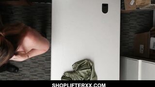 Tiny Jugs 19 Year Old Thief Kat Monroe Manipulated to Drink a