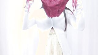 生脱ぎ❤︎sexyな赤い下着❤︎ take off Raw Bombshell Red Panty❤︎ 脱掉生 性感红裤