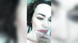 Bitch came to Moscow for a Photo Session, and she was Pounded into the Mouth and Filled with Sperm!