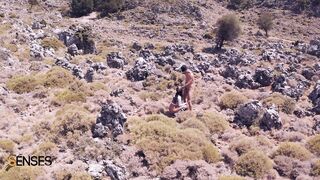 Cinematic Drone Porn - Sloppy Oral Sex into the Mountains