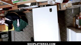Adorable blonde shoplifter found guilty and screwed - Lexi Lore