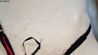 He Ejaculates into his Lingerie and Nailed me after all my Face was Covered Cum