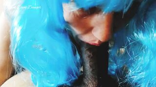 Skank Fiance Face Screwed Raw & Kinky - big black dick Filled Cum inside Mouth