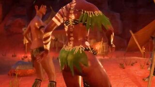 【MMD R-18 yo SEX DANCE】TRIBUTE TO THE FERTILITY KING PART five EXTREME DOUBLE FUCKING ANAL CUTIE 甘いお尻 [MMD]