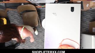beauty Hispanic Teens Davina Davis Caught Stealing Panties Pounded By