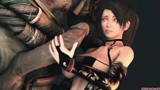【MMD R-teenagers SEX DANCE】MOMIJI DEMON HUNTER GODDESS LONG BUTT INSANE PLOWED 激しいセックス [MMD]