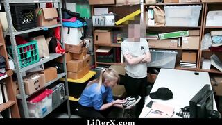 Young Dude Caught Stealing and Dominated By Cougar Officer