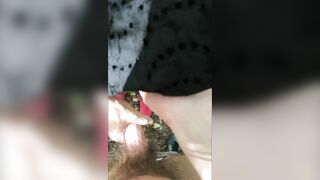 OUTDOORS PUBLIC Amateur Boned into the Woods - pov CUMMED -cummybush Gets Plowed outdoor W/ Cum into