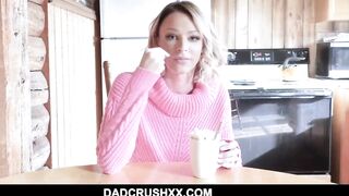 Thin Blonde 18 Year Old Step Daughter Emma Hix Wakes Up Step