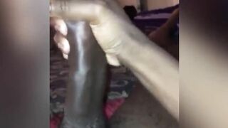 Thin Bitch with Butt taking big black dick
