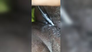 Creamy Fat Cunt Fucks Steel Sex Toy (njoy Wand)
