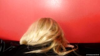 Amateur mom First-time Sucking Off & Fucking a Pierced Penis