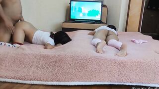 My two Twin Nieces Watching Pepa Pig Comics Part two