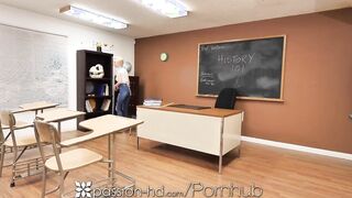 PASSION-HD Troublesome Schoolgirl Fucks to got out of Detention