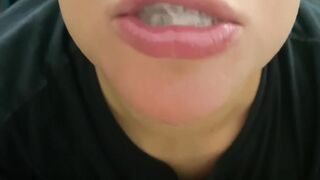 Choked on 2 MONSTROUS Loads before he went to Work - 6 Days Edging - Cum Shot Queen
