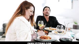 Blonde 19 Yo Step-Daughter Harley King Plowed By Stepdad