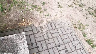 Fucking into the Forest with Facial and Cum Walk