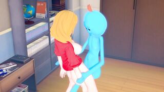 Rick and Morty Anime 3D - Beth Smith x Mr. Meeseeks