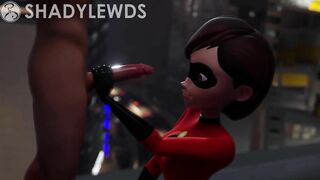 Helen Parr Rooftop Hand Job