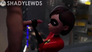 Helen Parr Rooftop Hand Job