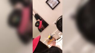 Big Tit cougar Takes it Rough inside the Wc